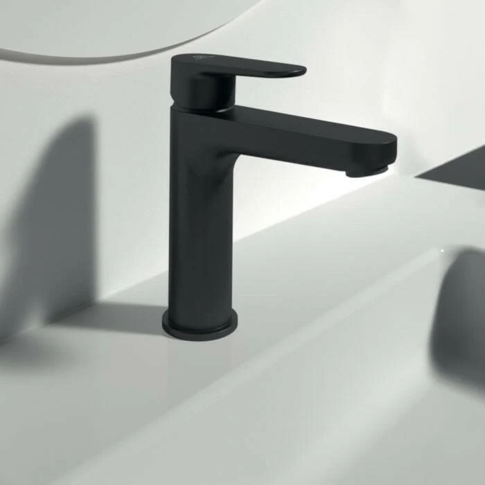 Ideal Standard Cerafine O mosdó csaptelep, Click-Clack leeresztővel, matt fekete (BD131XG)