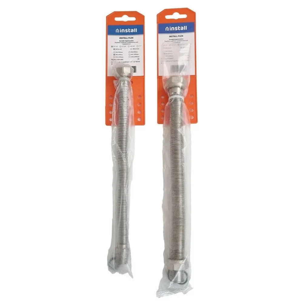 Install vízflexicső nyújtható 3/4"-3/4" BB 75-150 cm (INSTALL-3175150)