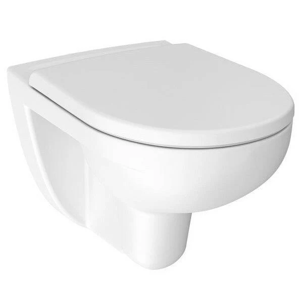 Jika Lyra Plus WC-csésze, fali, mélyöblítésű, perem nélküli, fehér, 53 cm