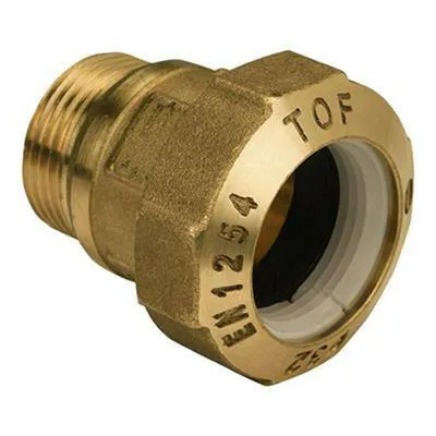 KPE csatlakozó réz KM 20-1/2"