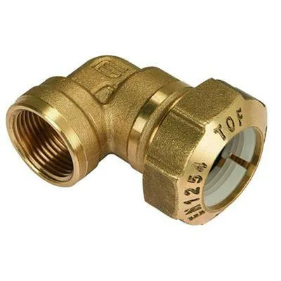 KPE csatlakozó réz könyök BM 20-1/2"