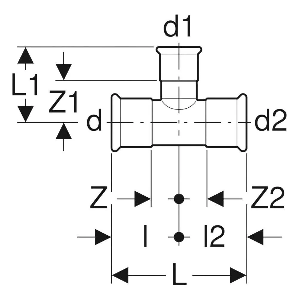 Mapress C-Stahl T-idom 76-22-76 (21208)