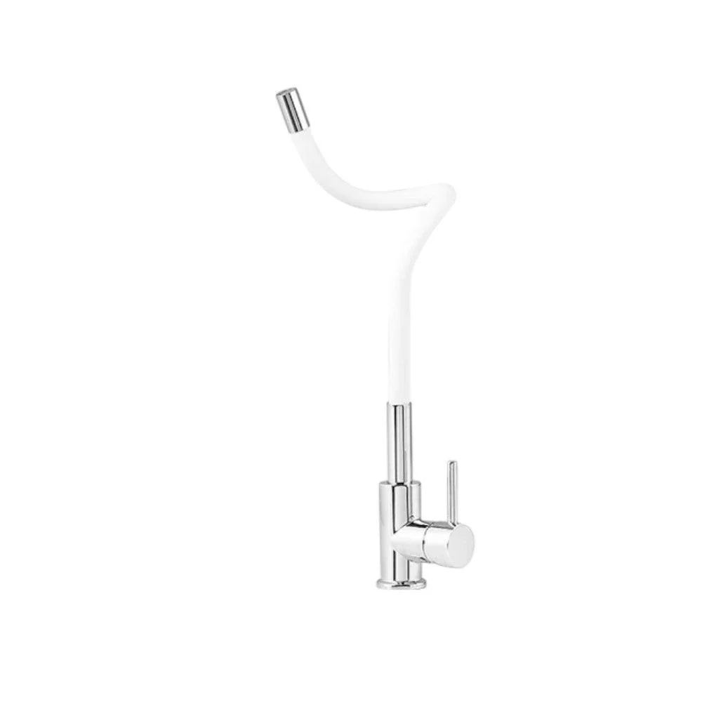 Mofém Junior Evo Infinite mosogató csaptelep, álló, fehér rugalmas kifolyócsővel (M-25.91S.28.0W)