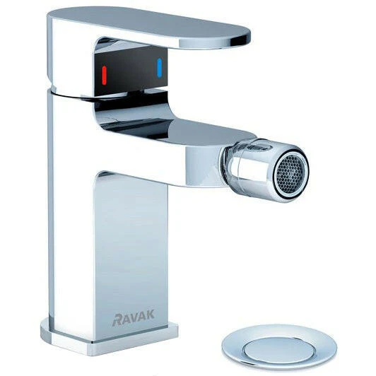 RAVAK Chrome bidé csaptelep automata leeresztővel CR 055.00 (X070055)