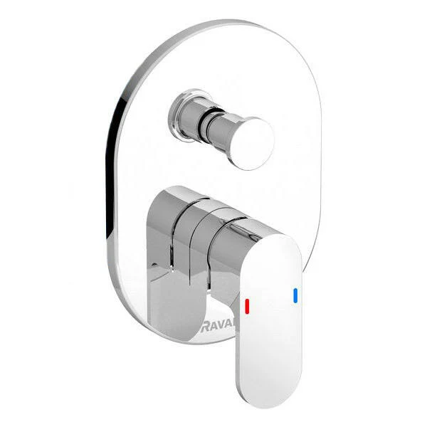 RAVAK Chrome falsík alatti csaptelep váltóval R-Boxhoz CR 065 (X070056)
