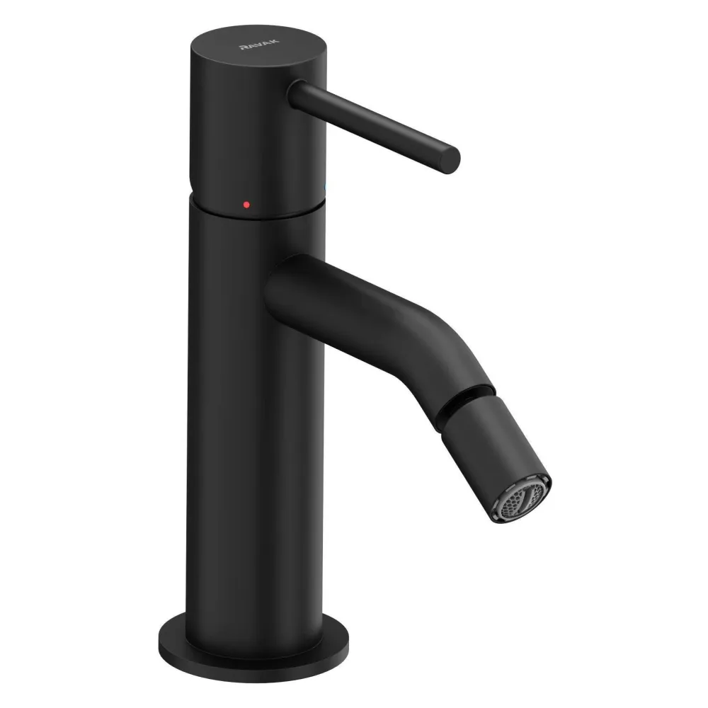 Ravak Espirit bidécsaptelep 180 mm, álló, leeresztő nélkül, matt fekete (X070281)