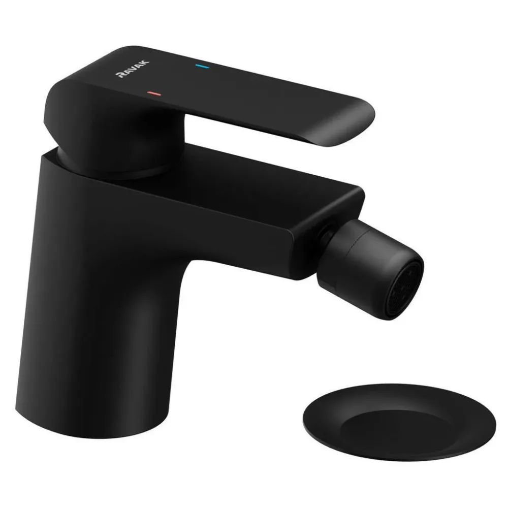 Ravak Flat Black bidé csaptelep Click-Clack, fekete FL 055.20 (X070178)