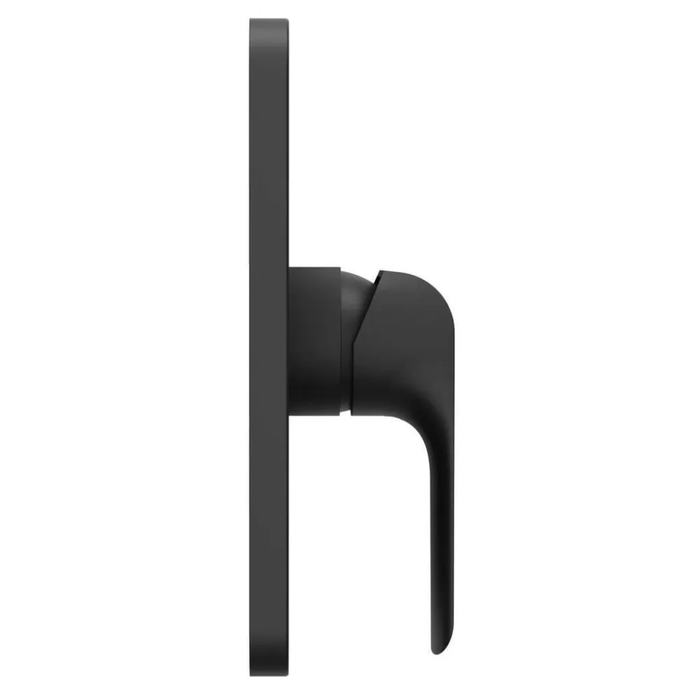 Ravak Flat Black zuhany csaptelep, falba süllyesztett, váltó nélkül R-Boxhoz, fekete FL 066.20 (X070180)