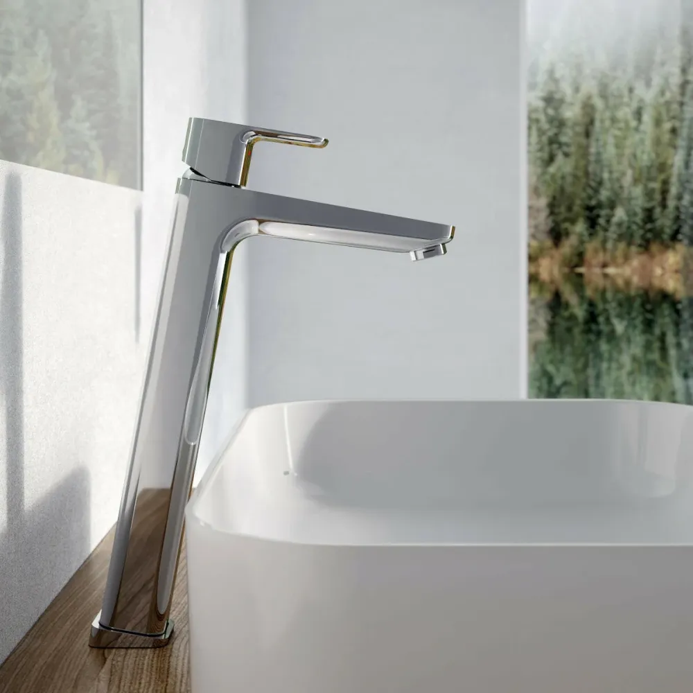 Ravak 10° free TD F 015.00 Álló mosdócsaptelep leeresztő nélkül (333 mm)