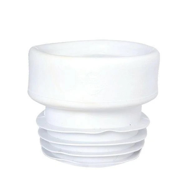 Styron WC-szimering egyenes fehér gumi (STY-530-E-G)
