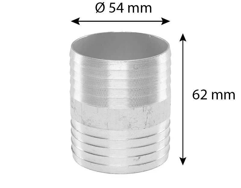 Tömlőcsatlakozó átmérője. 54 mm