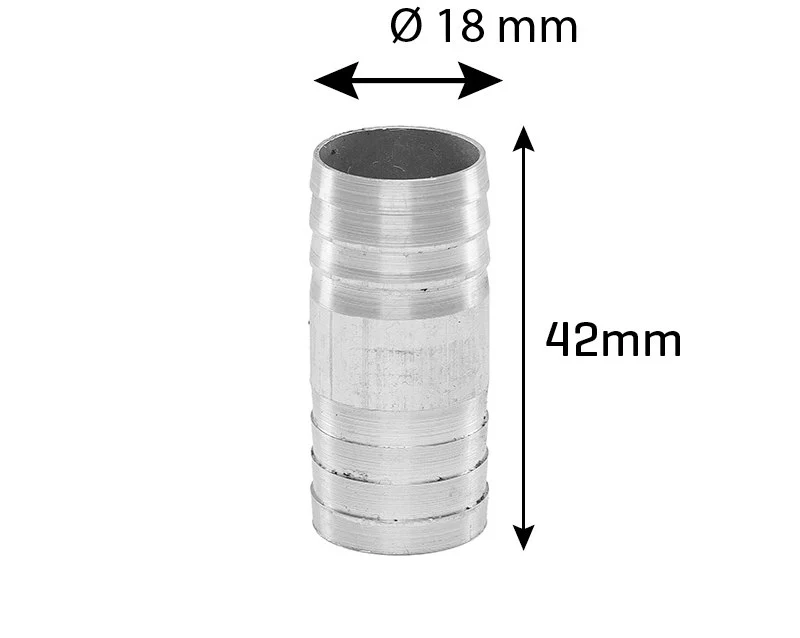 Tömlőcsatlakozó átmérője. 18 mm