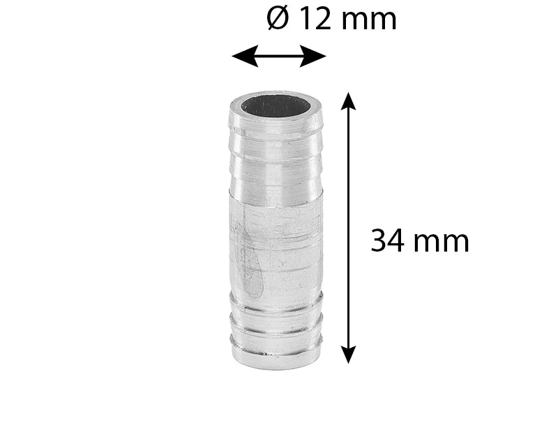 Tömlőcsatlakozó átmérője. 12 mm