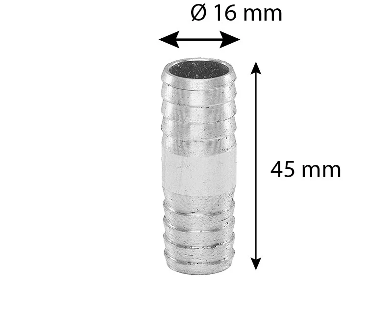 Tömlőcsatlakozó átmérője. 16 mm
