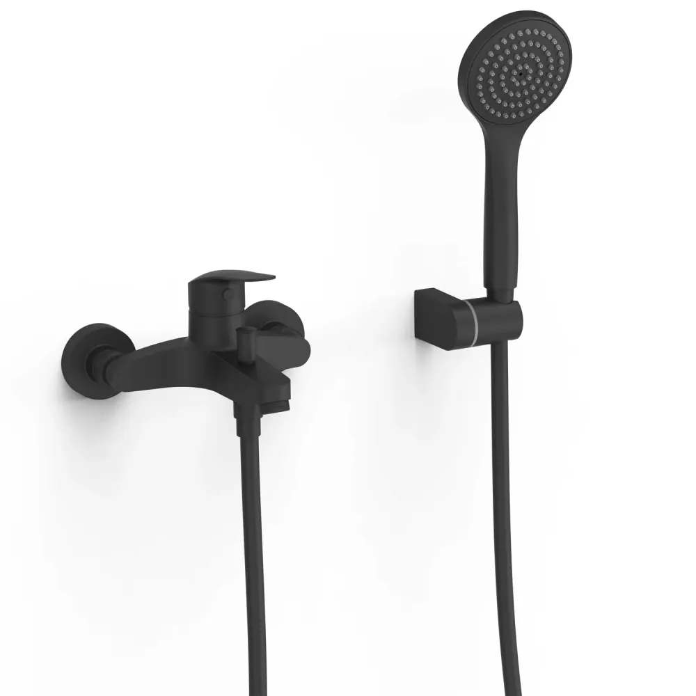Tres- BASE KÁDTÖLTŐ CST+ZUHSZETT FEKETE- 21617010NM