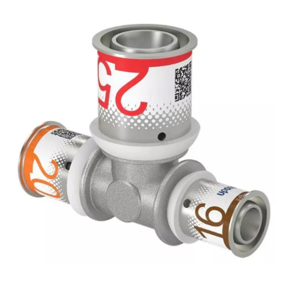 Uponor S-Press Plus réz T-idom szűkített 20-25-16