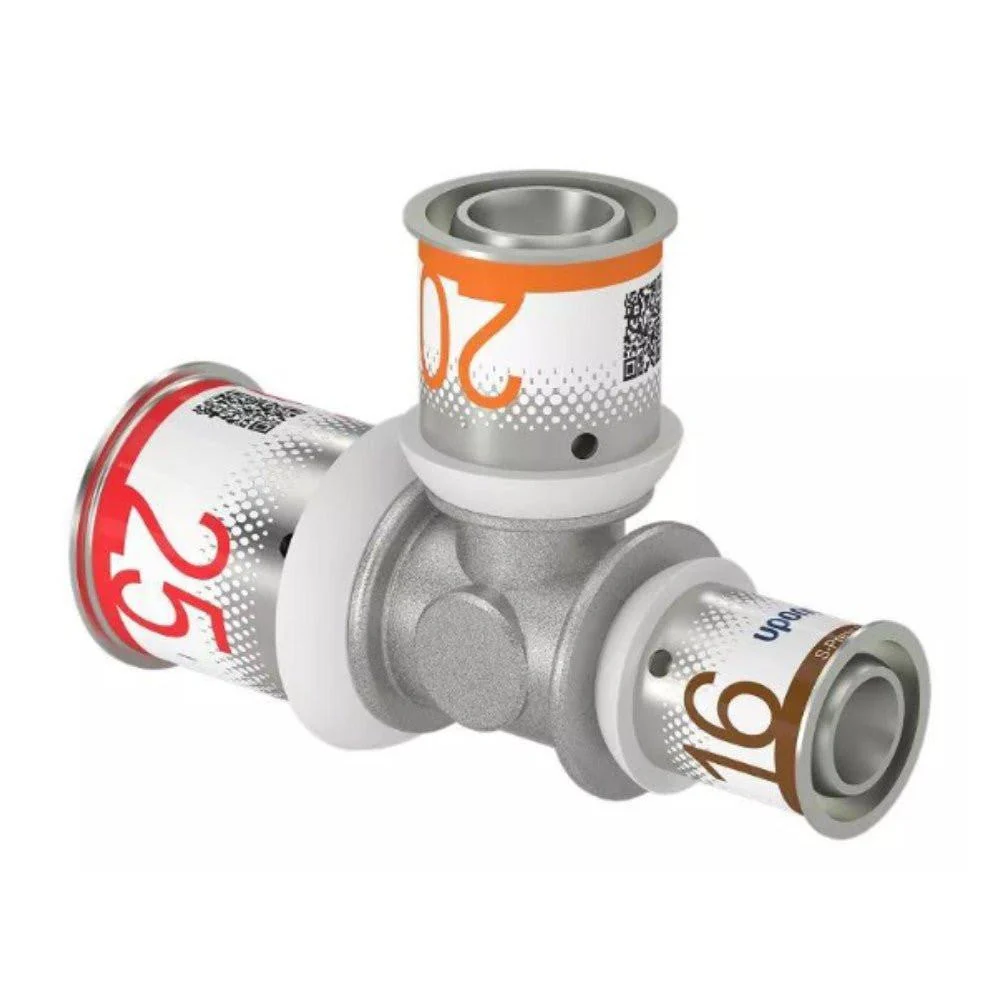 Uponor S-Press Plus réz T-idom szűkített 25-20-16