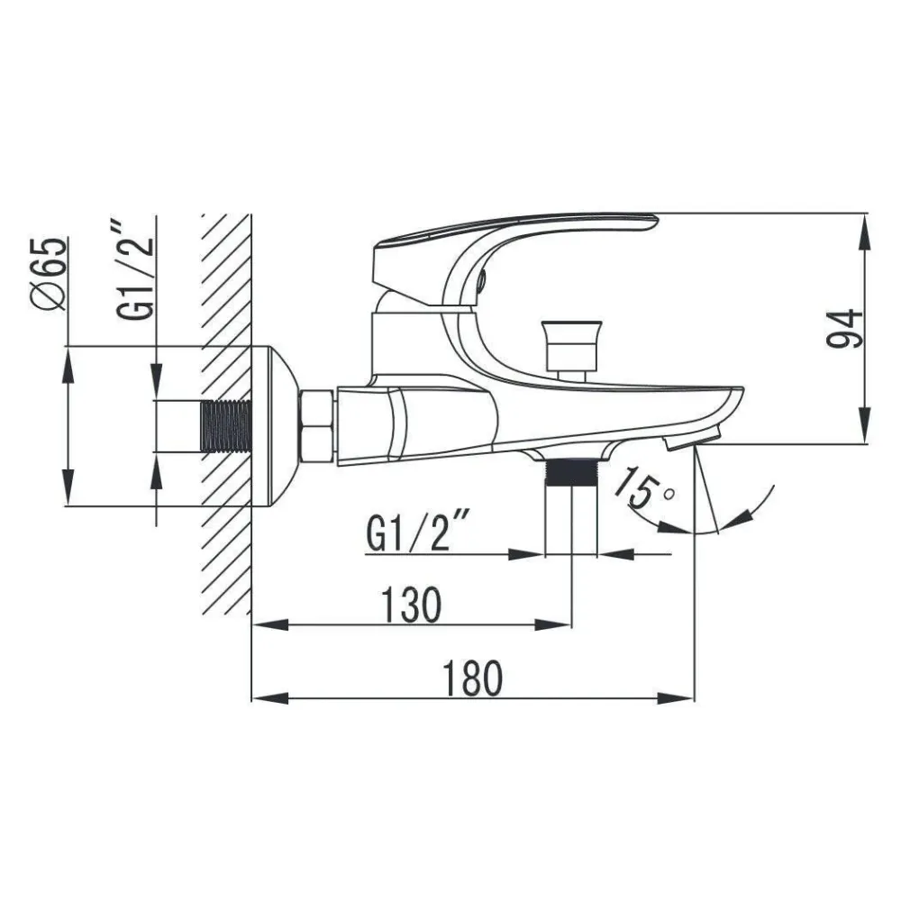 Wellis Bellini kád csaptelep, 21,5x20x9,4 cm (ACS0214)