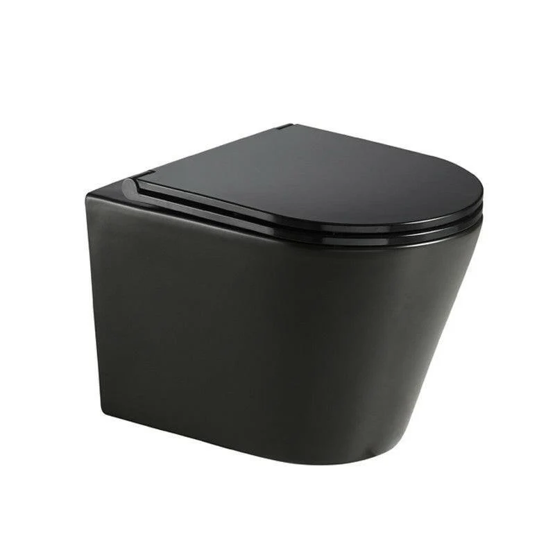 Wellis Clement Black fali Rimless WC, matt fekete, 36x51,7x35,7 cm (WF00070)