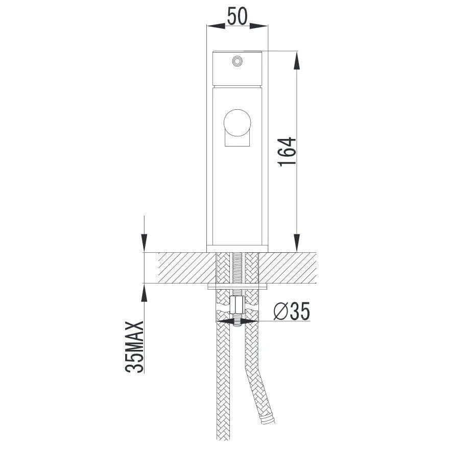 Wellis Comino mosdó csaptelep, 16,4 cm (ACS0262)