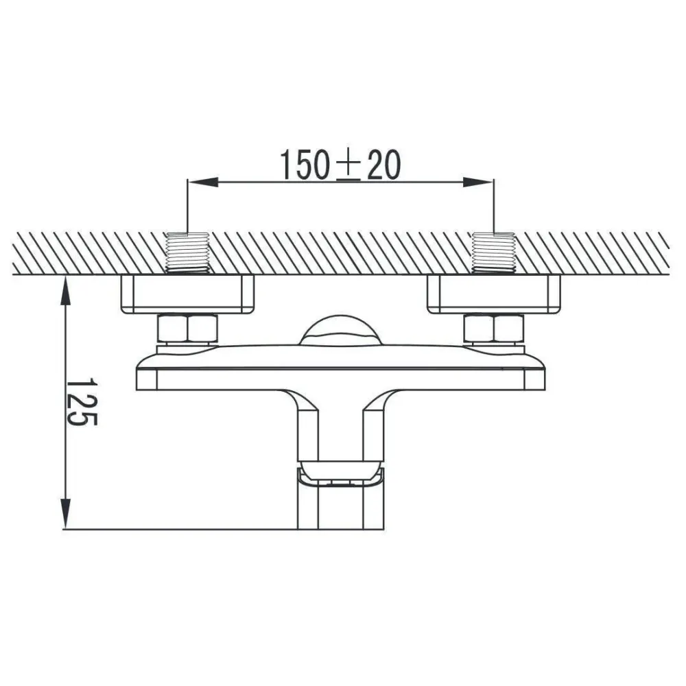Wellis Cosmo zuhany csaptelep, 21,5x12,5x11,8 cm (ACS0206)
