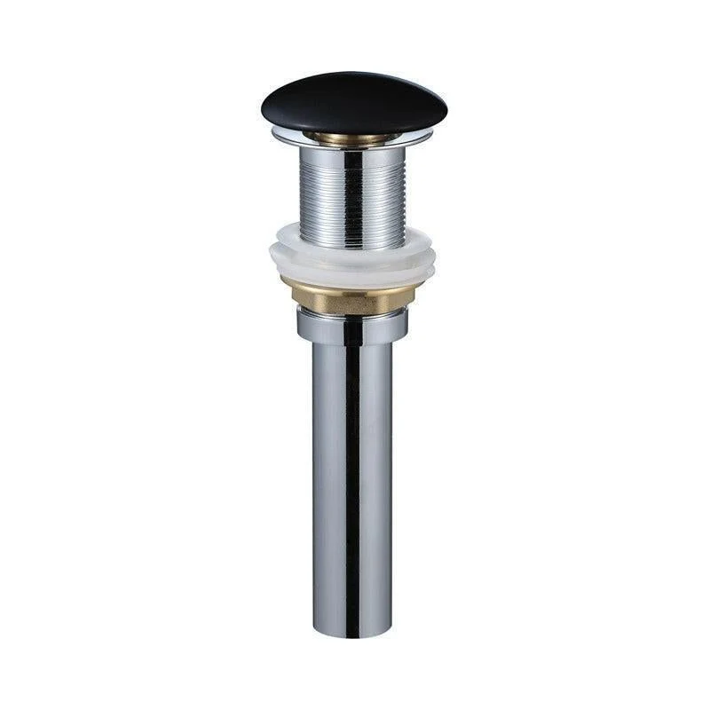 Wellis Rose Black leeresztő, matt fekete gombbal (WF00060)