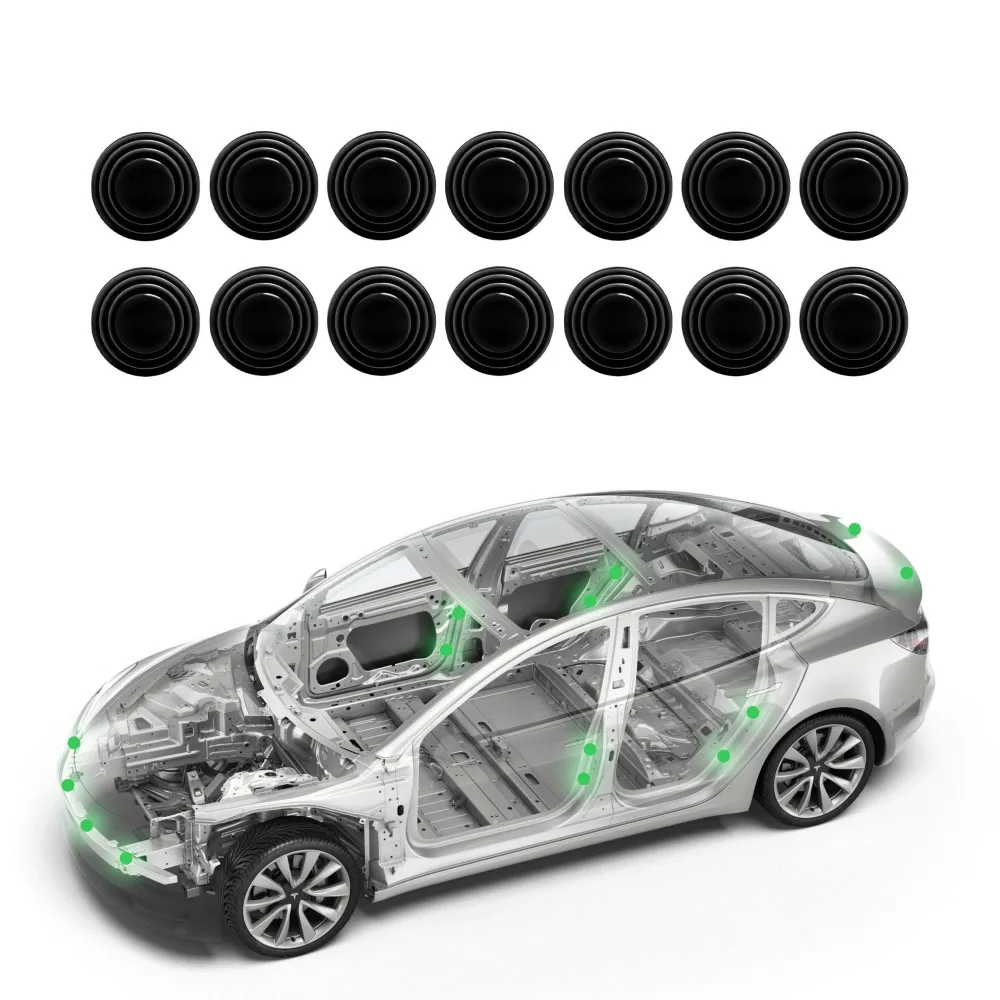 Tesla Autóajtó lengéscsillapító és zajcsökkentő gumibetét Model 3/Y/S/X