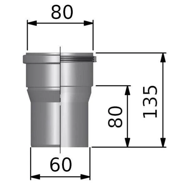 Tricox PPs bővítő 60-80mm