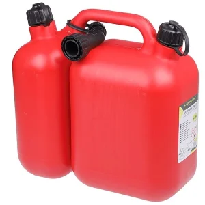 Kétkamrás üzemanyag/olaj kanna, 5 + 2.5L