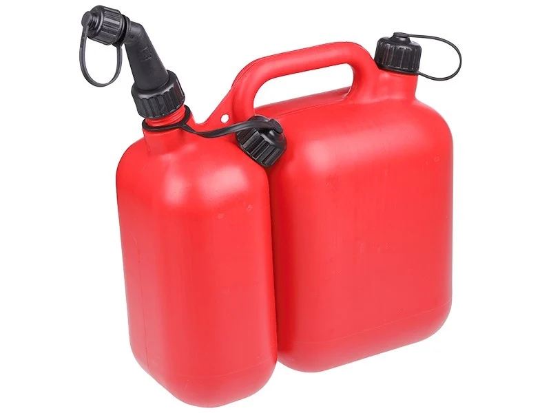 Kétkamrás üzemanyag/olaj kanna, 5 + 2.5L