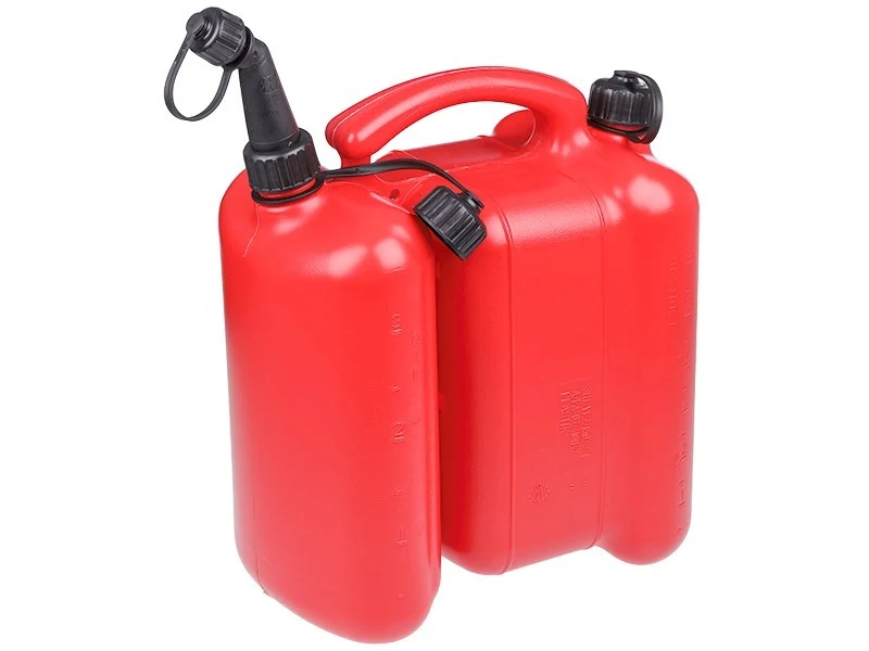 Kétkamrás üzemanyag/olaj kanna, 6+ 3L
