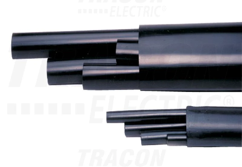 Tracon Darabolt zsugorcső készlet 4×150mm2, (4×40/12mm, l=250mm)+(1×95/30mm, L=1000mm) ZSRSET4-150