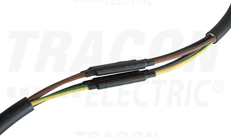 Tracon Zsugorcső készlet 0,6/1 kV-os huzalárnyékolású kábelekhez 4×6mm2-4×25mm2 ZSRSET-1DA