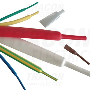 Tracon Zsugorcső .vékonyfalú .m/ár.. 2,4/1,2mm piros ZS024P